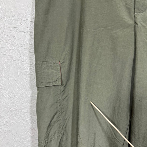 Vtg Y2K No Boundaries Cargo Pants‎ Juniors Large Nylon Baggy Utility Army Grunge - Picture 13 of 14